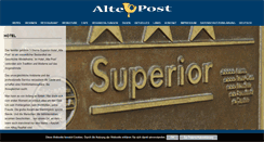 Desktop Screenshot of hotel-alte-post.de